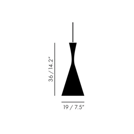 Beat LED Tall Pendant - Hình ảnh 4