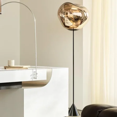 Melt Cone Slim Floor Gold LED - Hình ảnh 3