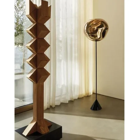 Melt Cone Slim Floor Gold LED - Hình ảnh 4