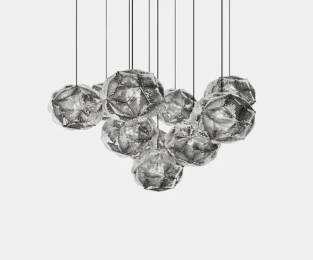 Puff Pendant System Mega Stainless Steel LED - Hình ảnh 2