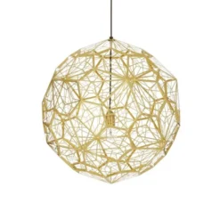 Etch Web Pendant(Gold)