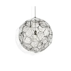Etch Web Pendant (Silver)