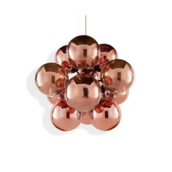 Globe Burst Chandelier (Red)