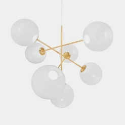 Globe Chandelier Large Opal LED