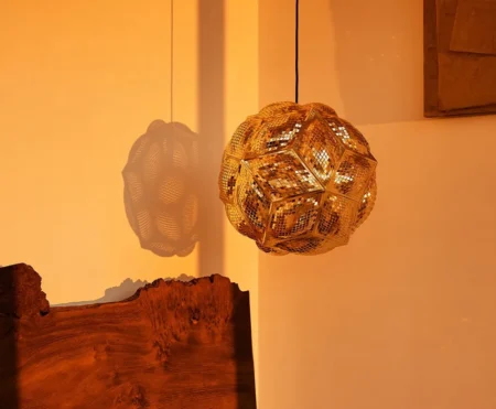 Puff Pendant Brass - Hình ảnh 4