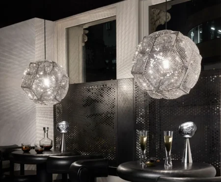 Puff Pendant Stainless Steel - Hình ảnh 3