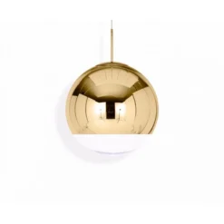 Mirror Ball LED Pendant (Gold)