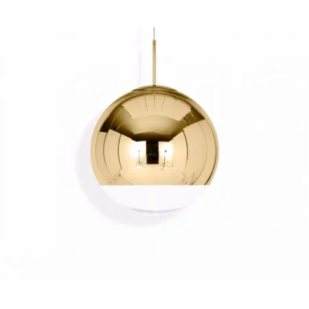 Mirror Ball LED Pendant (Gold)
