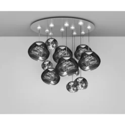 Melt LED Chrome Mega Pendant System