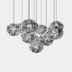 Puff Pendant System Mega Stainless Steel LED