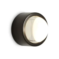 Spot Wall Light Round (Black)